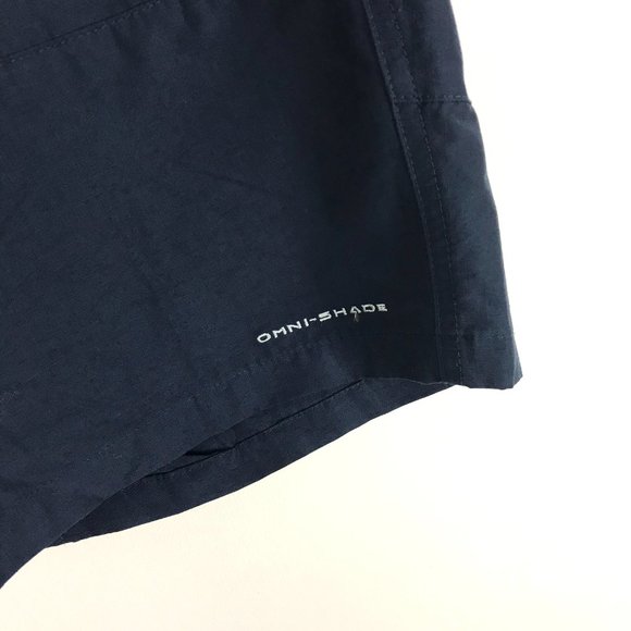 Columbia PFG Men's 32 Shorts Navy Blue Fishing Outdoor Active 100% Polyester B2 - Picture 3 of 8